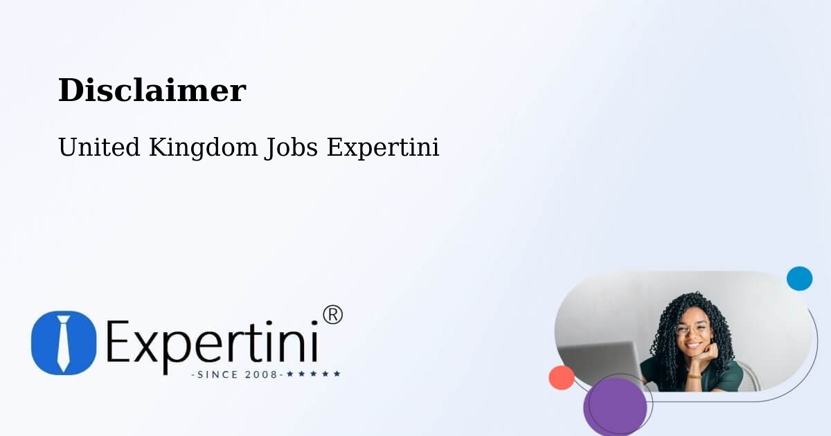 Disclaimer – Tilbury - United Kingdom Jobs Expertini